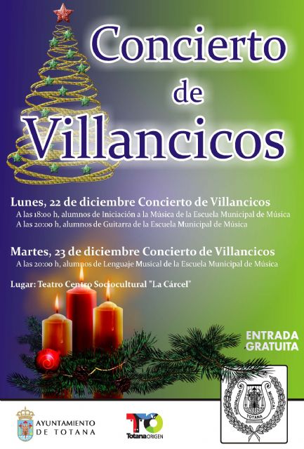La Escuela Municipal de Música realizará tres conciertos de villancicos en el marco del programa de Navidad y Reyes