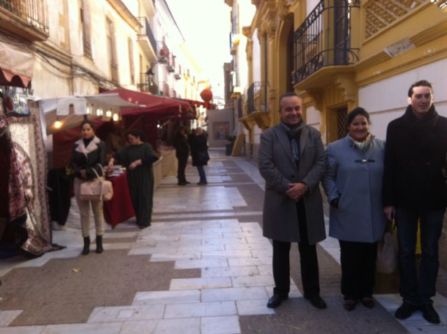 Una veintena de artesanos recrean este fin de semana en la Calle Pío XII de Lorca un Mercado de Belén - 1, Foto 1