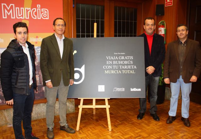 El búho bus será gratis durante toda la Navidad para los jóvenes con tarjeta Murcia Total - 2, Foto 2