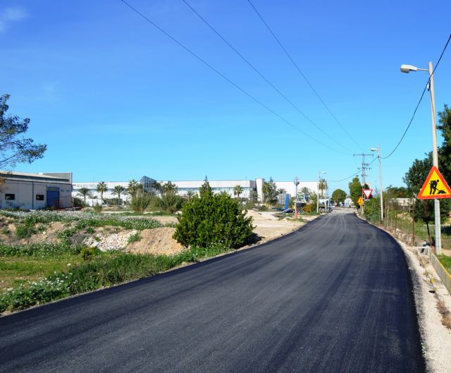 Alguazas mejora sus accesos a la Nacional 344 y a su pedanía de El Paraje - 1, Foto 1