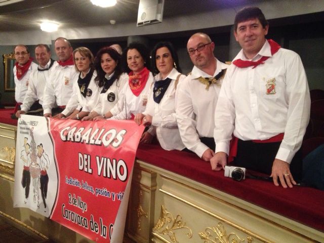 La peña caballista Mel-Azules promociona Caravaca y sus fiestas en el sorteo de la Loteria de Navidad - 1, Foto 1