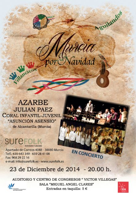 Cultura se adelanta a la Nochebuena con el concierto 'Murcia por Navidad' en el Auditorio Víctor Villegas - 1, Foto 1