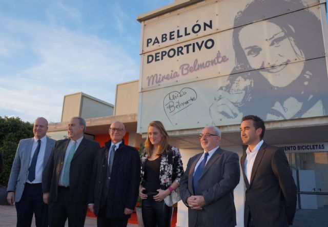 Las Torres de Cotillas concede el nombre de Mireia Belmonte a un pabellón deportivo por primera vez en España - 3, Foto 3