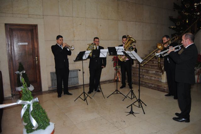Actuación del quinteto de metales de la Orquesta Sinfónica de la Región de Murcia en la Delegación del Gobierno - 2, Foto 2