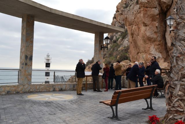 El alcalde de Águilas inaugura el mirador 'Puerta del Castillo' - 1, Foto 1