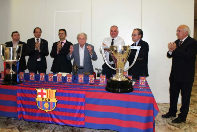 La Pea Totana Barcelonista attended the VIII regional Trobada of Barcelona supporters clubs in the Region of Murcia, Foto 4