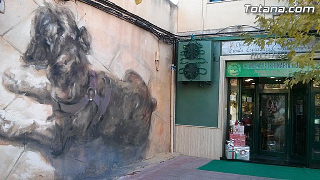 Se presenta la obra mural “Miko” en Clnica Veterinaria Dogo - 1