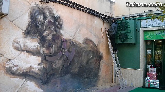 Se presenta la obra mural “Miko” en Clnica Veterinaria Dogo - 10