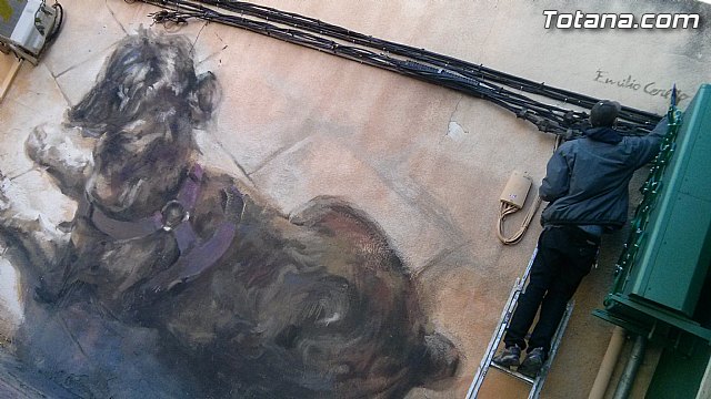 Se presenta la obra mural “Miko” en Clnica Veterinaria Dogo - 11