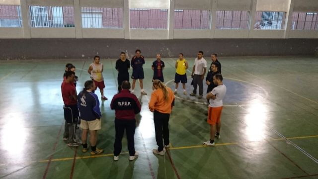 Se inicia la II Escuela del FC Barcelona en el Centro Penitenciario Murcia I, Foto 2