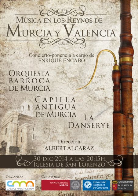 The totanero countertenor Pedro Prez will participate in the recording of the CD "Music in the Kingdoms of Murcia and Valencia", Foto 1