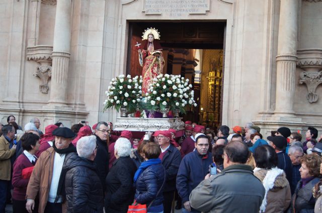 Santa Eulalia regresa a su ermita en Sierra Espuña acompañada por más de 13.000 personas - 1, Foto 1