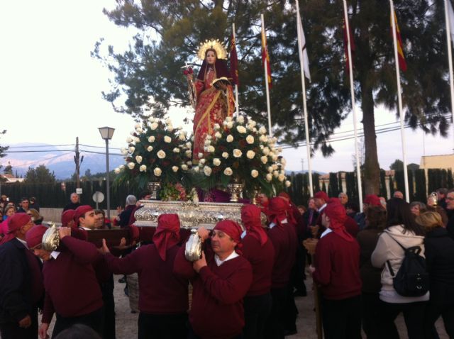 Santa Eulalia regresa a su ermita en Sierra Espuña acompañada por más de 13.000 personas - 3, Foto 3