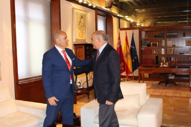 El presidente Alberto Garre recibe al alcalde de la Unión - 2, Foto 2