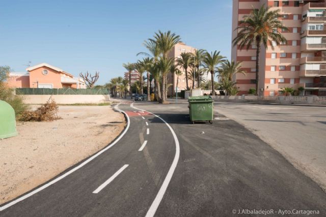 Terminado el carril bici del IES Las Salinas de La Manga - 2, Foto 2