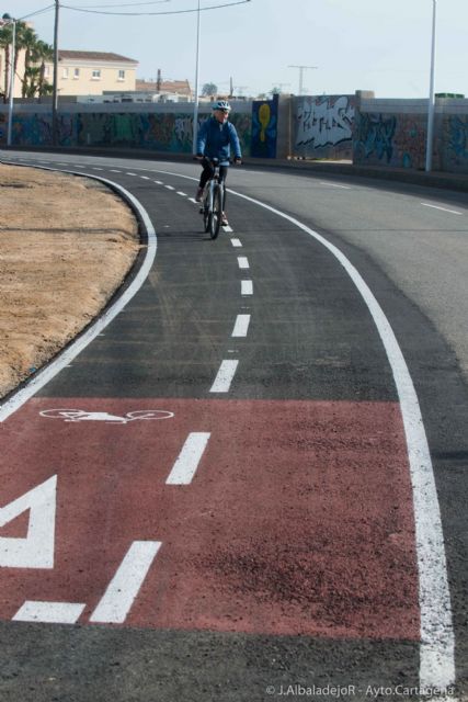 Terminado el carril bici del IES Las Salinas de La Manga - 4, Foto 4