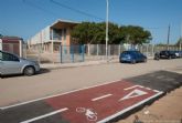 Terminado el carril bici del IES Las Salinas de La Manga