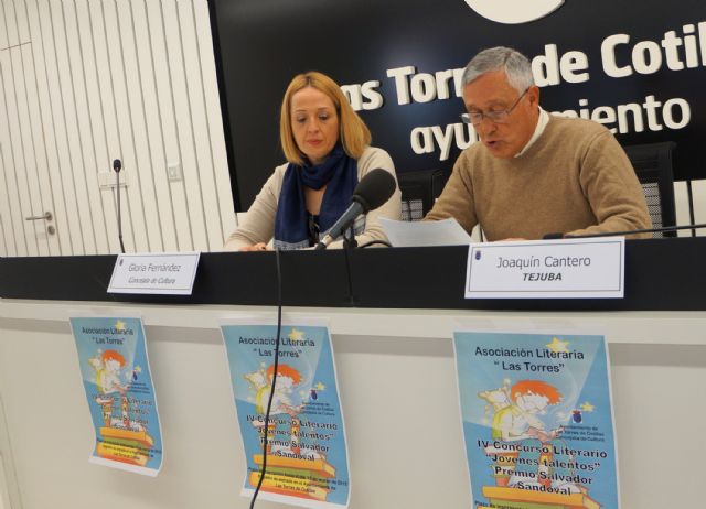 1.300 euros en premios en el concurso literario Salvador Sandoval para jóvenes talentos de Las Torres de Cotillas - 2, Foto 2
