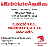 Izquierda Unida-Verdes de guilas elegir el sbado 17 a su candidato/a a la Alcalda