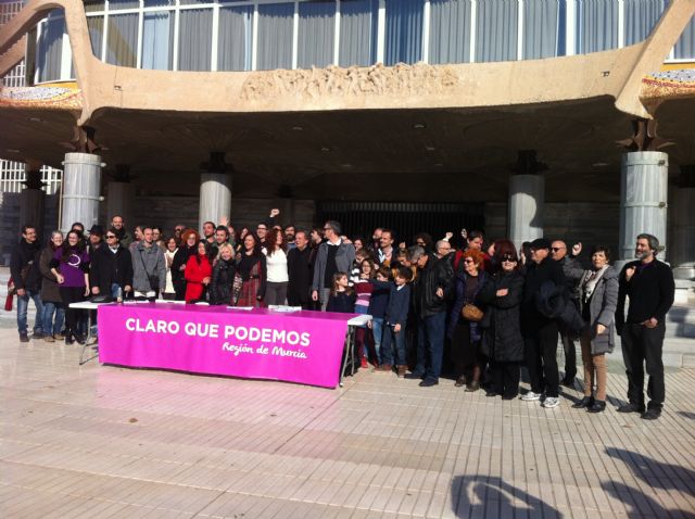 Claro que Podemos presenta su candidatura ante la Asamblea Regional, Foto 1