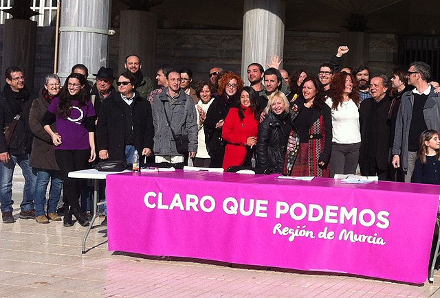 Claro que Podemos presenta su candidatura ante la Asamblea Regional, Foto 2