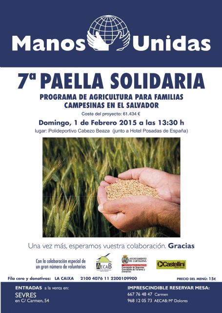 Manos Unidas celebra la séptima Paella Solidaria en Cartagena - 1, Foto 1