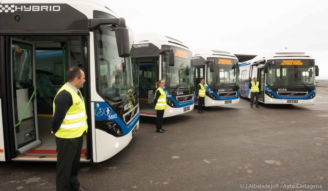 Los nuevos autobuses híbridos ahorrarán un 39% de combustible - 1, Foto 1
