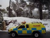 Llegan las primeras nieves a Sierra Espuña