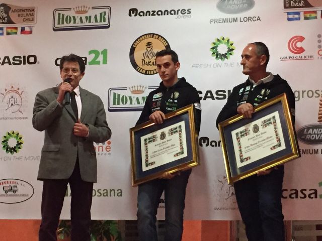 El Alcalde felicita a los dos pilotos lorquinos que han finalizado con éxito el Rally Dakar celebrado en Sudamérica durante el mes de enero - 2, Foto 2