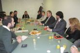 El consejero Francisco Bernab participa en un desayuno de trabajo con la junta directiva de AJE Cartagena