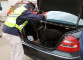 La Guardia Civil detiene a un viajero por delito de tráfico de droga en Santomera