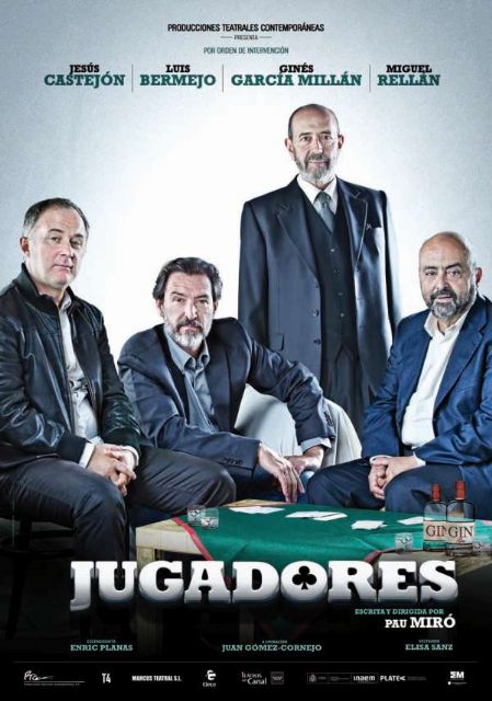 Ginés García Millán, Miguel Rellán, Jesús Castejón y Luis Bermejo protagonizan JUGADORES el viernes 23 de enero en el Teatro Villa de Molina - 1, Foto 1