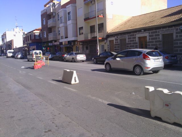 UPyD Cartagena considera insuficiente la señalización de seguridad en las obras de Los Dolores - 1, Foto 1