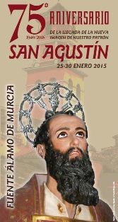 Fuente Álamo festeja el 75 aniversario de la llegada de la nueva imagen de San Agustín al templo - 1, Foto 1