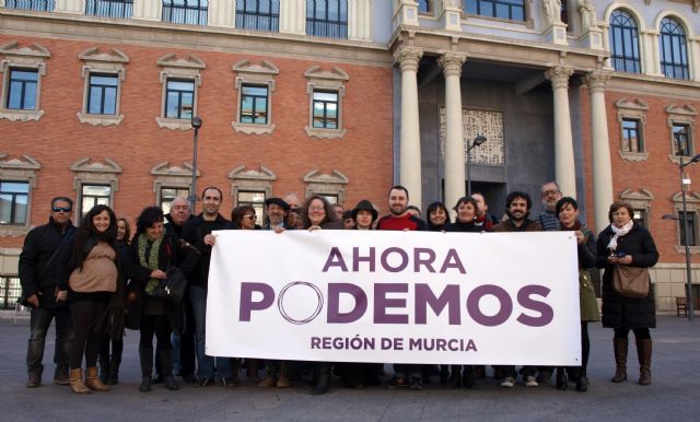 Se presenta la lista de Ahora Podemos Región de Murcia, que opta a conformar el Consejo Ciudadano regional