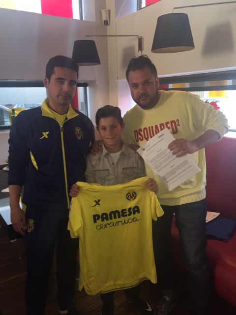 El jugador alevín del EF Torre-Pacheco Saúl Gracia Almansa firma por el Villarreal - 2, Foto 2