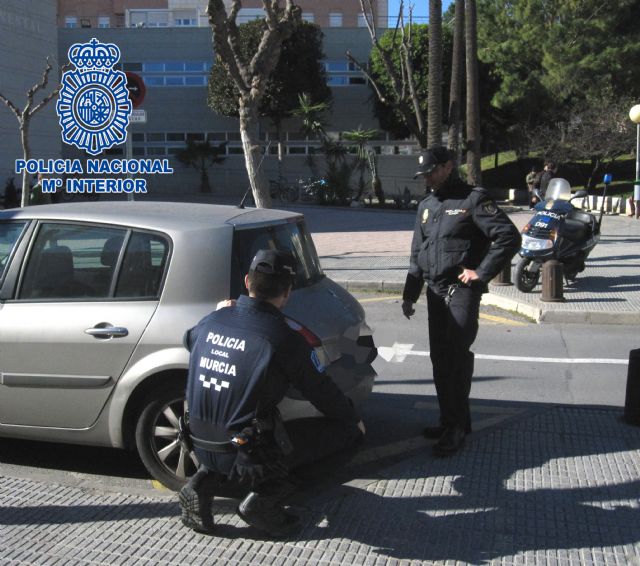 Operación conjunta entre la Policía Local y la Policía Nacional para detener a un autor de robos en interior de vehículos - 2, Foto 2