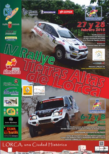 El IV Rallye Tierras Altas de Lorca comienza a tomar forma - 1, Foto 1
