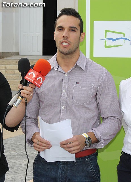 El presidente de Nuevas Generaciones en Totana, Pedro Andreo Muñoz, en una foto de archivo / Totana.com, Foto 1