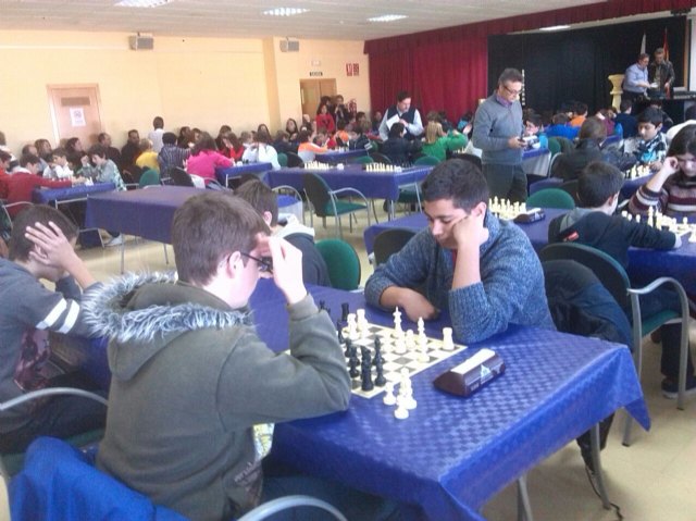 Doce escolares de Totana participaron en la 1ª jornada regional de ajedrez de Deporte Escolar - 12