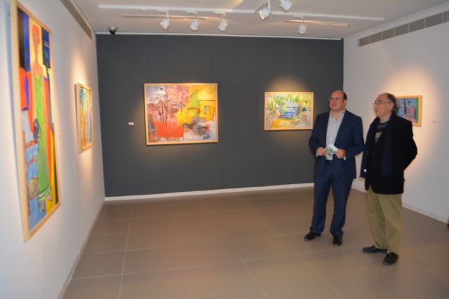 Pedro Antonio Sánchez visita la exposición Secuencias y versiones de Juan Bautista Sanz - 1, Foto 1