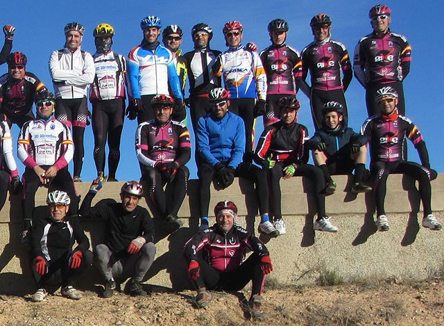Primera ruta del año de la Asociación Deportiva Peña Las Nueve por el Valle del Guadalentín, Foto 3