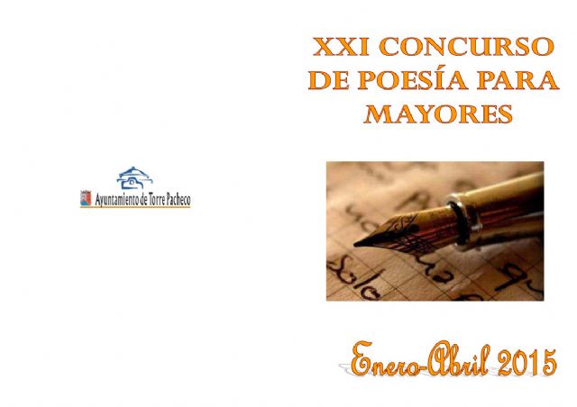 Publicadas las bases del 21º Concurso de poesía para mayores - 1, Foto 1