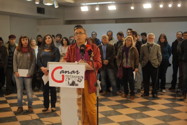La convocatoria GANAR TOTANA, impulsada por personas, asociaciones e Izquierda Unida, arranca con un Acto Cívico realizado el pasado viernes, Foto 1