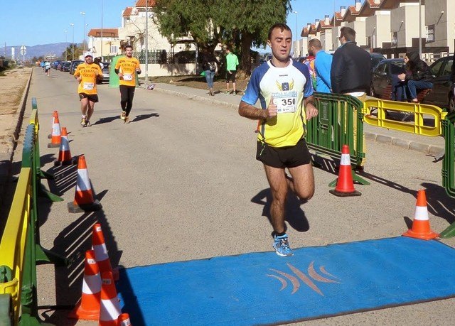 Víctor García, del Club de Atletismo de Totana, participó en la el III Trail de La Aljorra-Cartagena