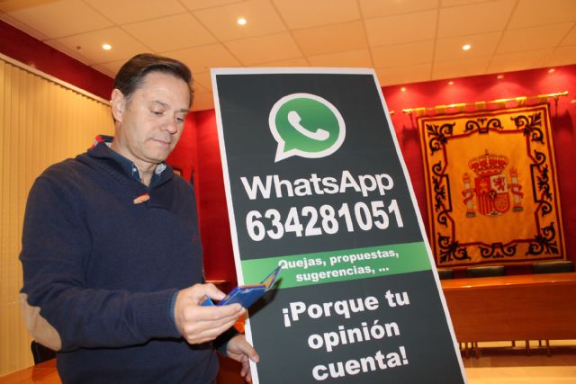 Los ciudadanos podrán comunicarse con el Ayuntamiento de Bullas a través del WhatsApp - 1, Foto 1