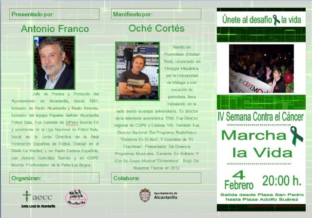 Mañana se inicia en Alcantarilla la IV semana contra el Cáncer - 2, Foto 2