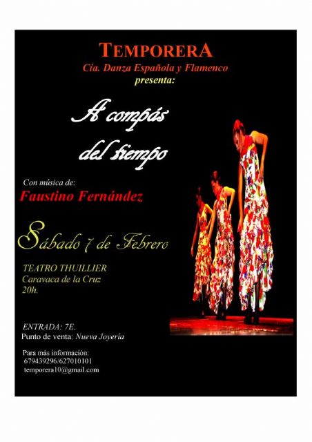 El baile y el cante flamenco llegan a Caravaca con A compás del tiempo - 1, Foto 1