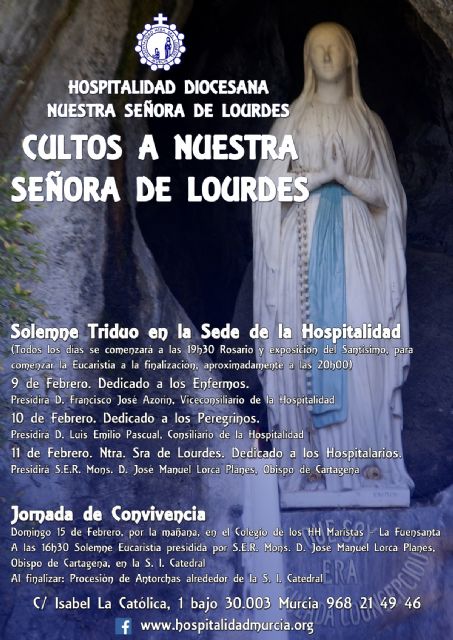 Los hospitalarios se preparan para celebrar la festividad de Nuestra Señora de Lourdes - 1, Foto 1