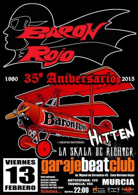 Barón Rojo + Hitten + La Skala de Richter - 2, Foto 2